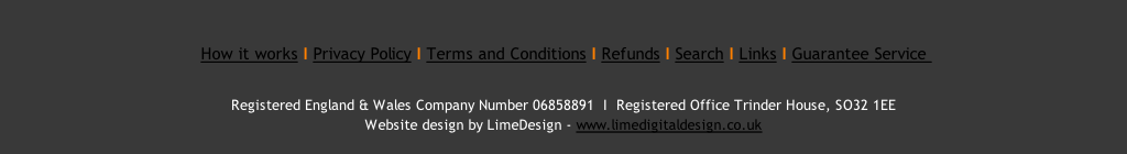 Registered England & Wales Company Number 06858891  I  Registered Office Trinder House, SO32 1EE
Website design by LimeDesign - www.limedigitaldesign.co.uk